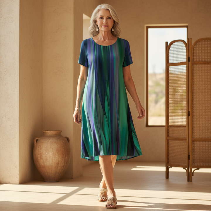 Genna™  |  Casual Boho Gradient Dress
