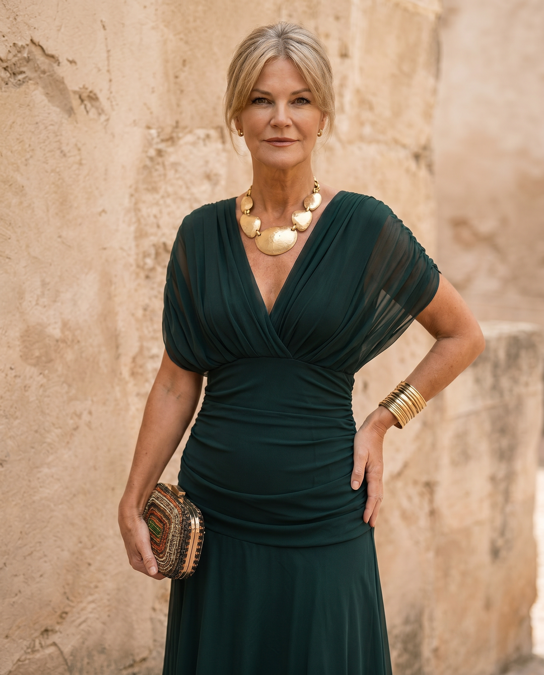 Elegant maxi dress for parties by Emma & Rose Cape Town featuring a sweetheart neckline, shown in a high-resolution fashion photo.
