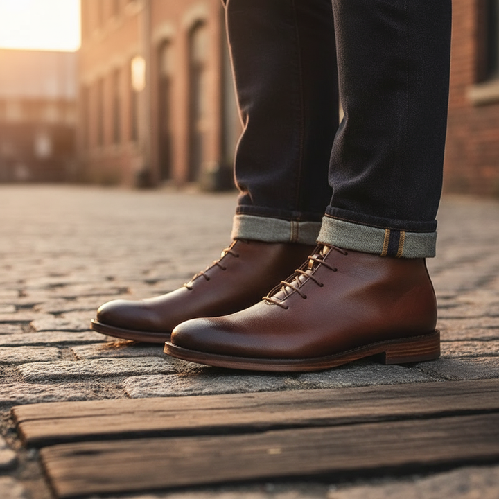 Elegant Boots for Men - Elena Harper