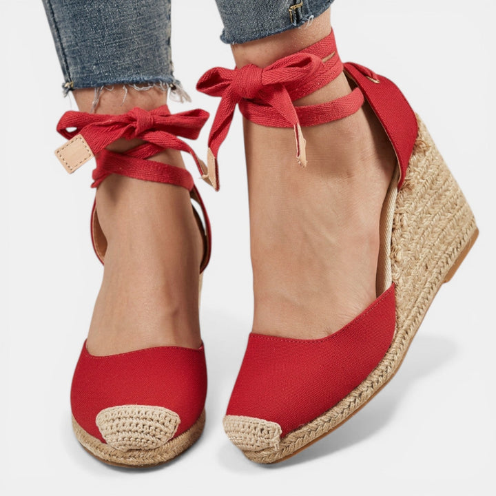 Elegant Romantic Lace Women's Heeled Sandals