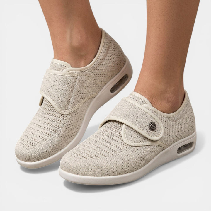 Orthopaedic Women's Slippers with Velcro Soft Sole