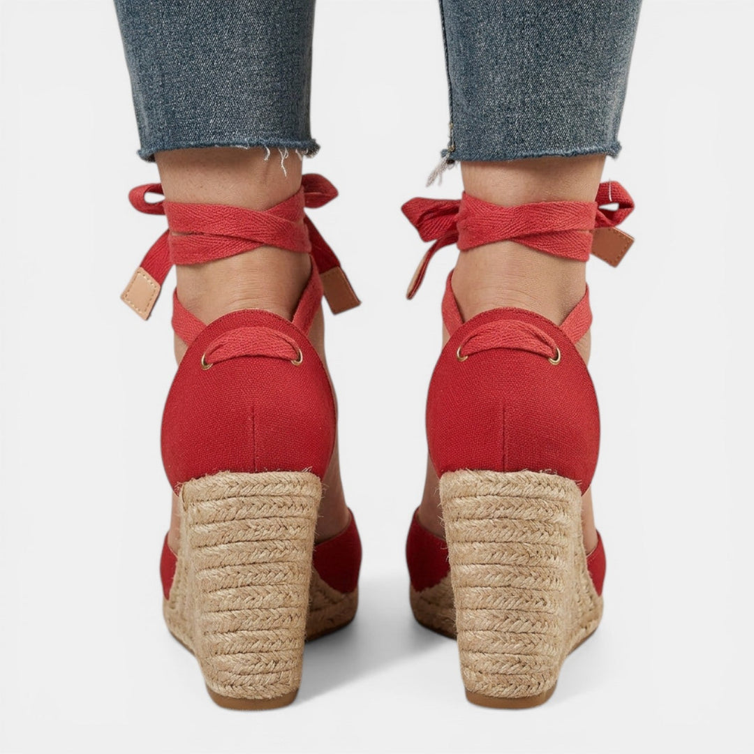 Elegant Romantic Lace Women's Heeled Sandals