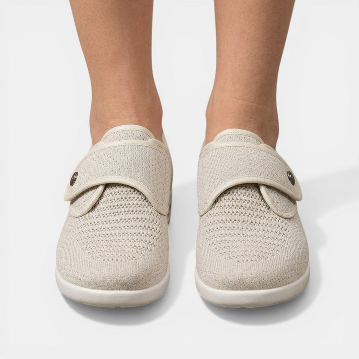 Orthopaedic Women's Slippers with Velcro Soft Sole