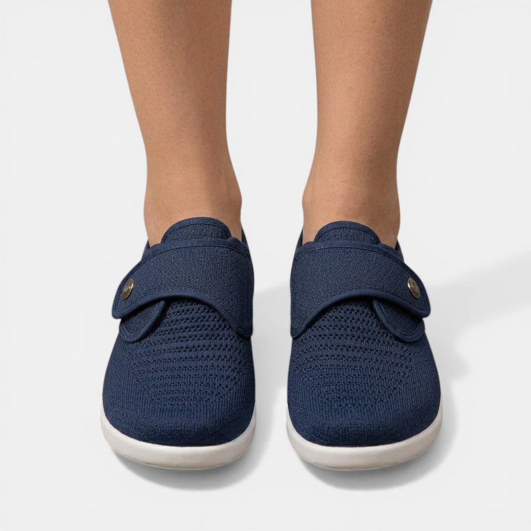 Orthopaedic Women's Slippers with Velcro Soft Sole