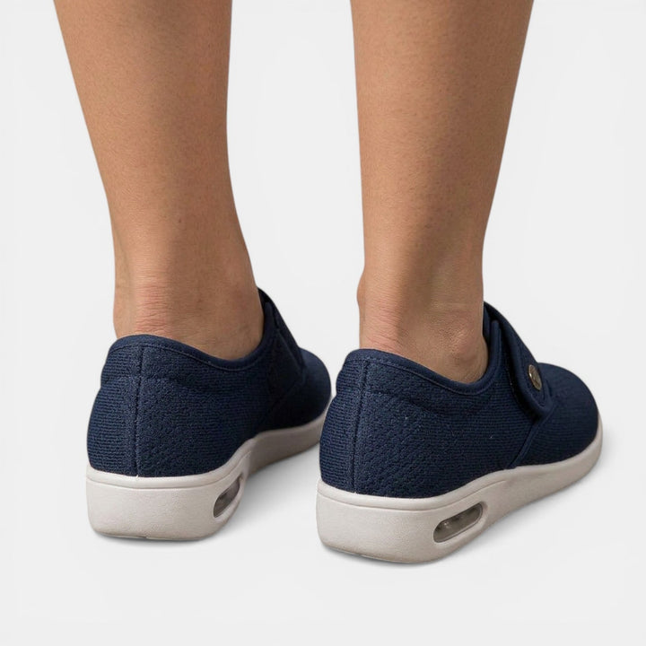 Orthopaedic Women's Slippers with Velcro Soft Sole