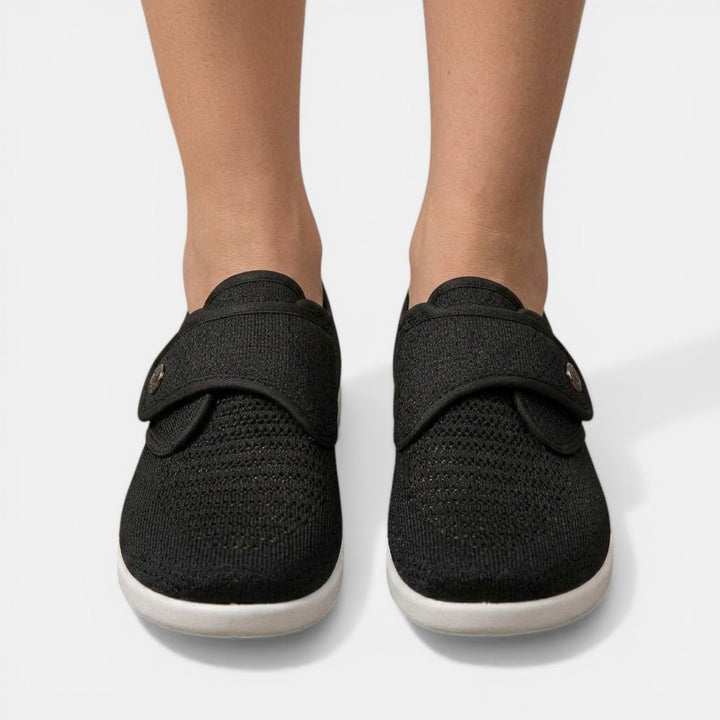 Orthopaedic Women's Slippers with Velcro Soft Sole