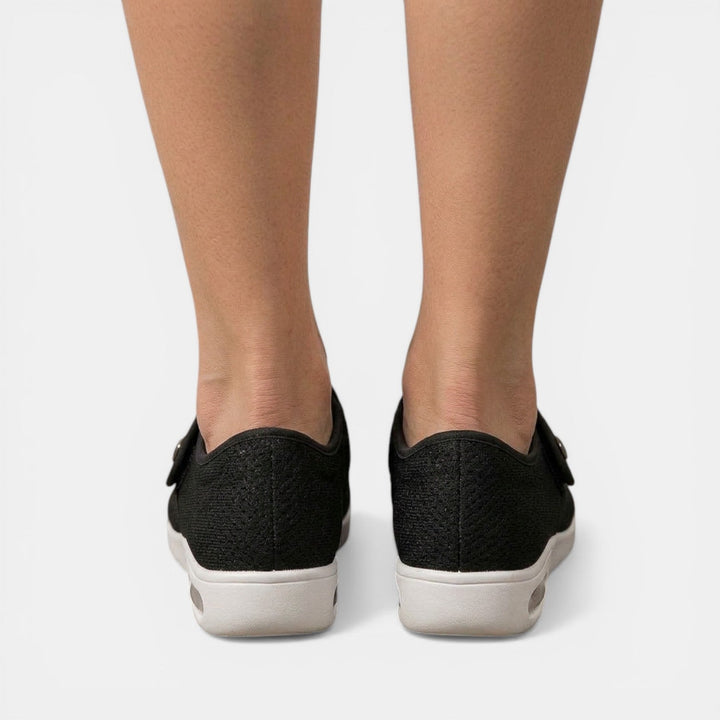 Orthopaedic Women's Slippers with Velcro Soft Sole