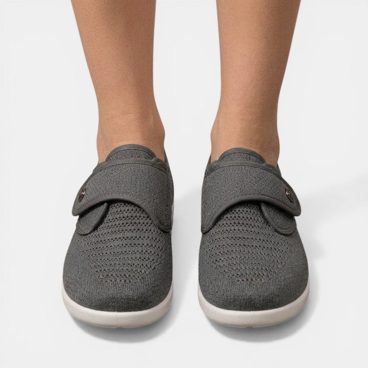 Orthopaedic Women's Slippers with Velcro Soft Sole
