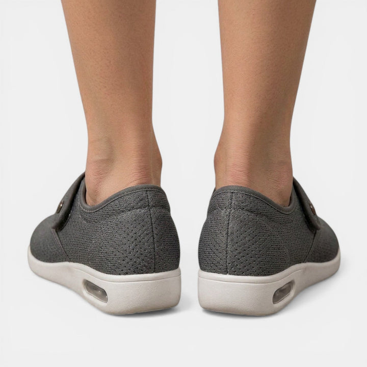 Orthopaedic Women's Slippers with Velcro Soft Sole