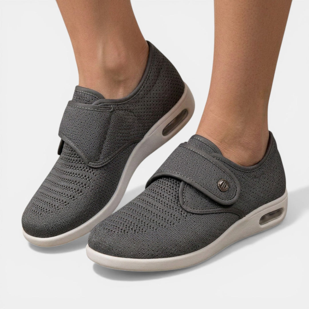 Orthopaedic Women's Slippers with Velcro Soft Sole