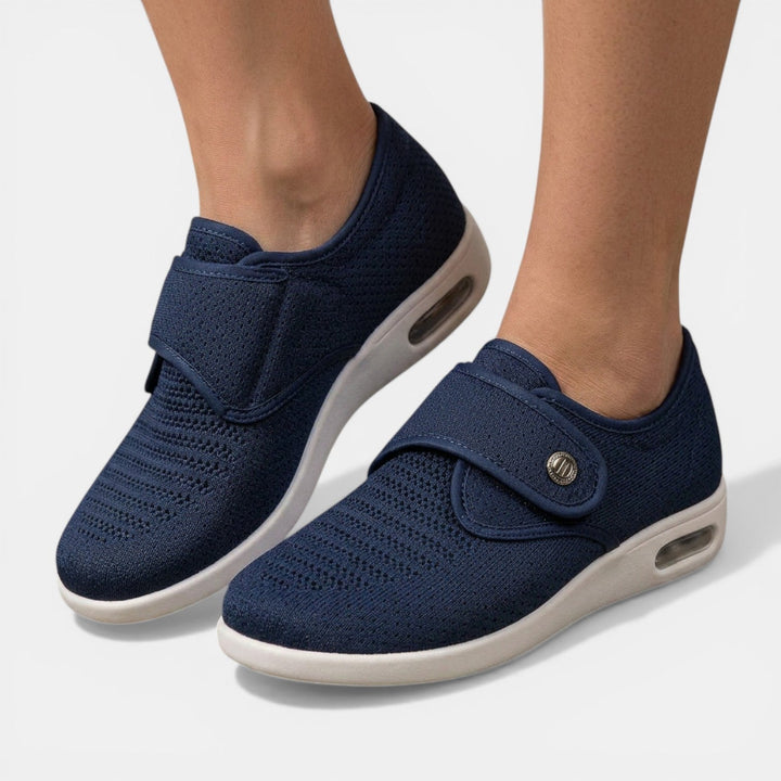 Orthopaedic Women's Slippers with Velcro Soft Sole