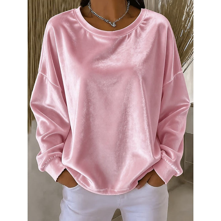 Rosanna Relaxed Crew-Neck Top, view 2 - Elena Harper