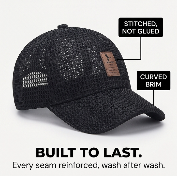 Breezee Full-Mesh Breathable Summer Baseball Cap - Elena Harper