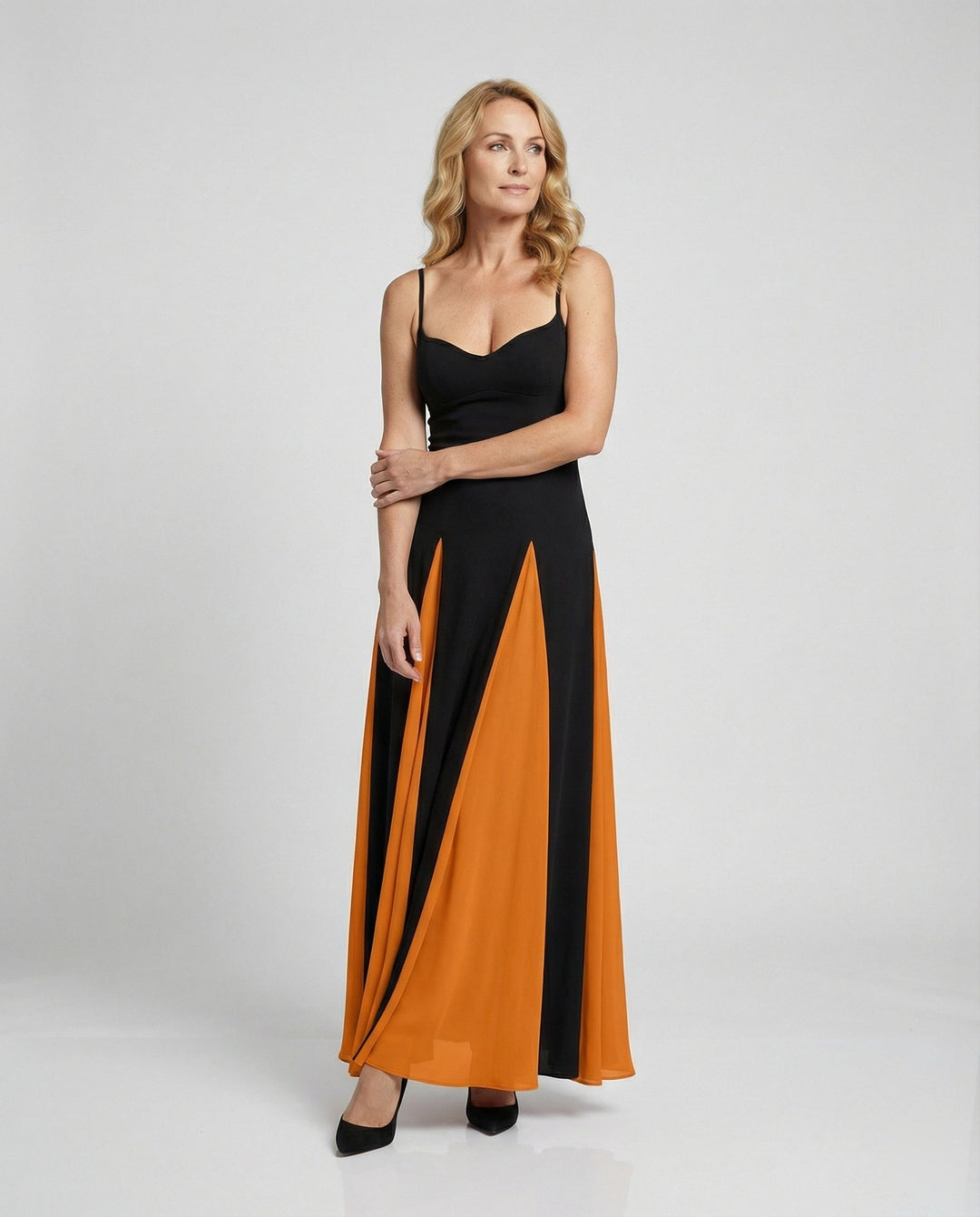 Ladies Evening Dress Long with High Slit