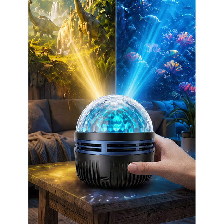 Galaxy Projector With 360 Degree Dynamic Starry Effects