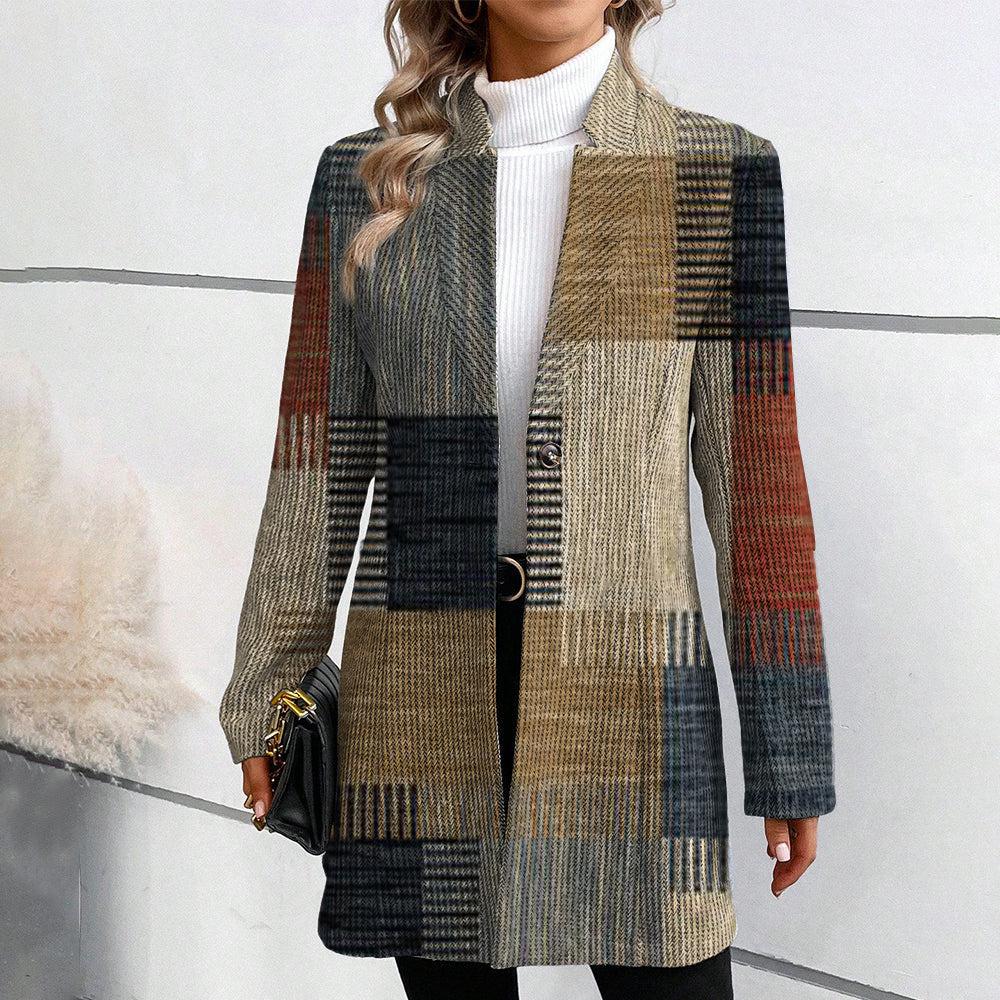 DARA Patchwork Elegance Blazer - Elena Harper
