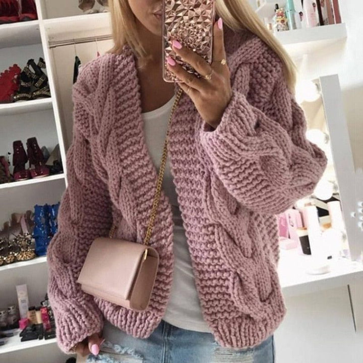 Knitted Oversized Cardigan for Women