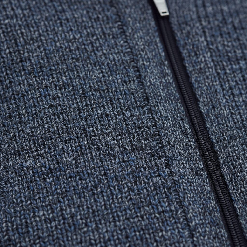Knitted Zip-Up Vest for Men
