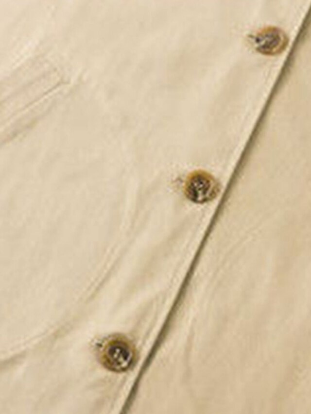 Women's Buttoned Rain Jacket - Breathable and Casual