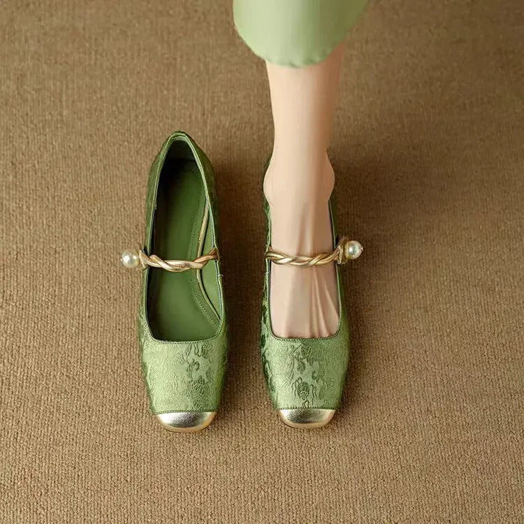 Ella Mestelle Mary Janes, view 3 - Elena Harper