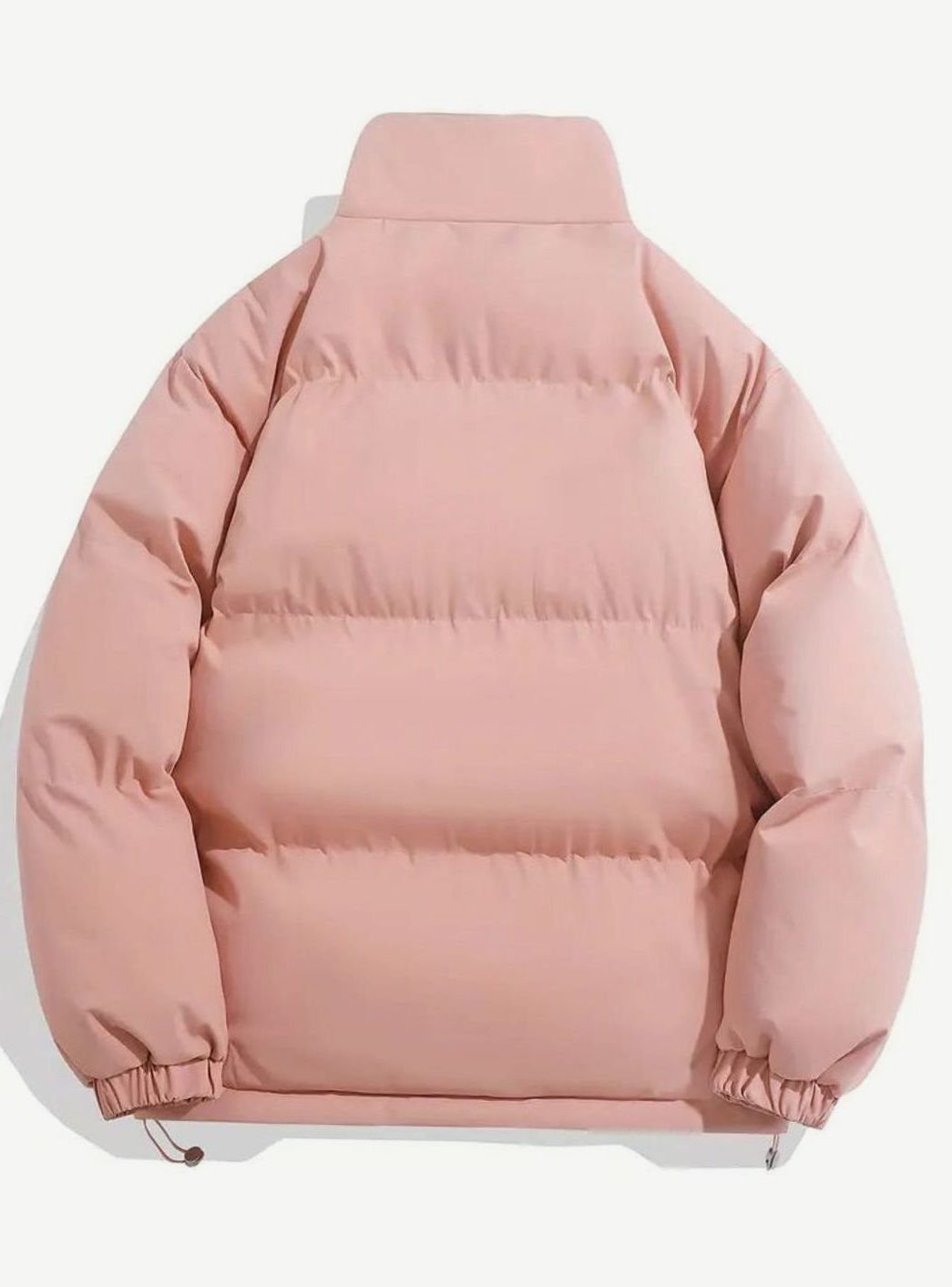 Quilted Puffer Jacket with Stand-Up Collar for Women