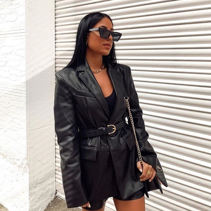 Tailored Long Blazer for Women
