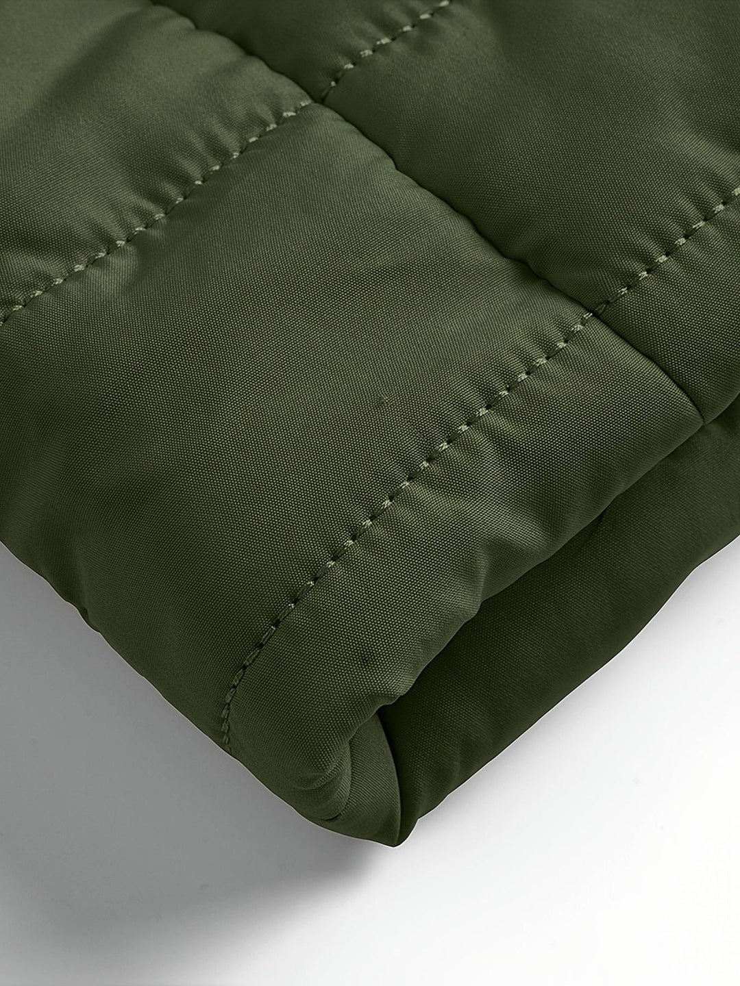 Padded Mid Jacket with Zipper for Men