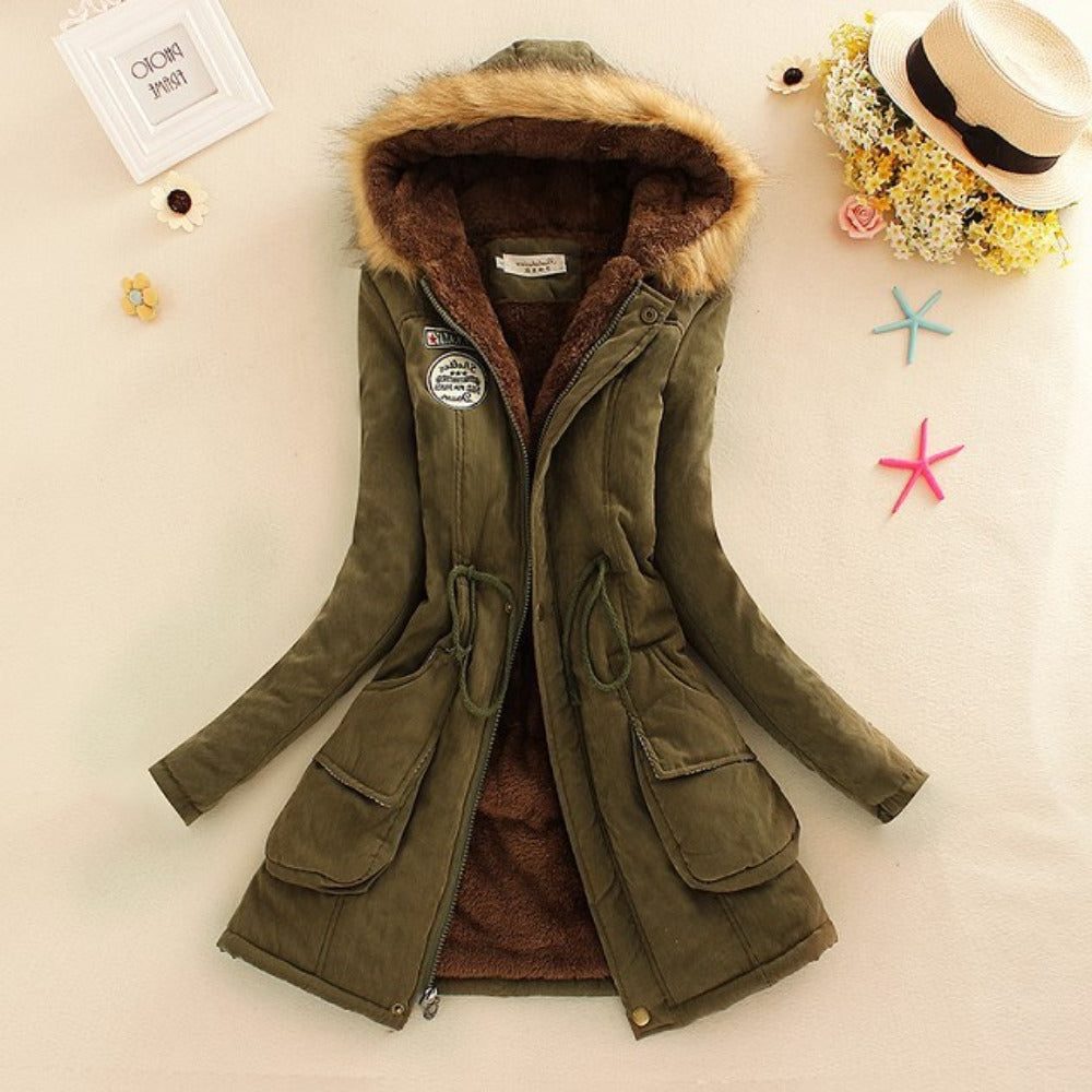Padded Jacket with Hood for Women