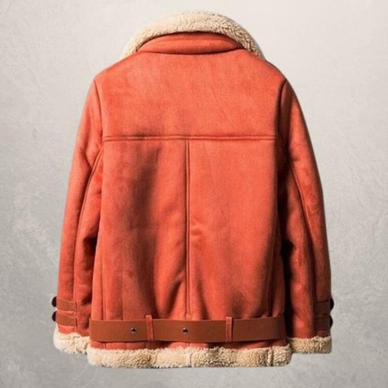 Padded Winter Jacket with Teddy Lining for Women