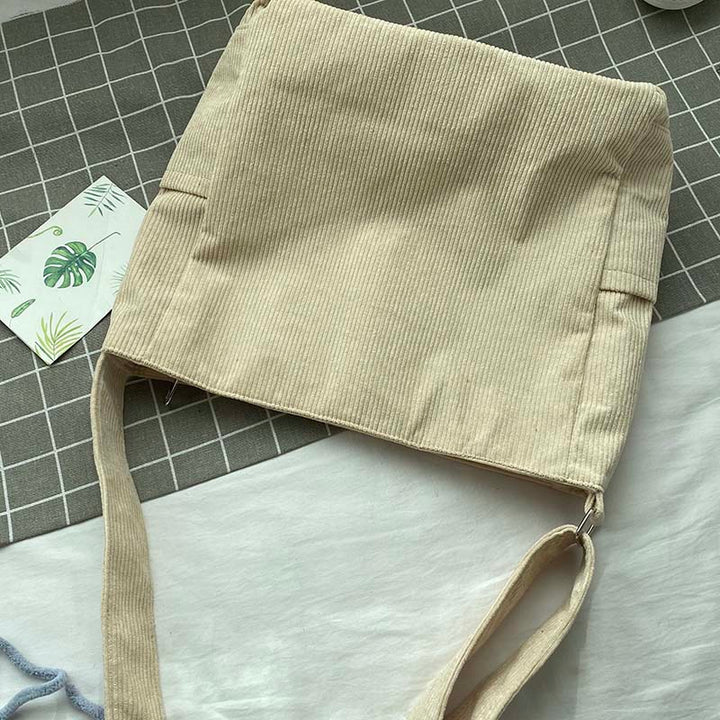 Corduroy Shoulder Bag