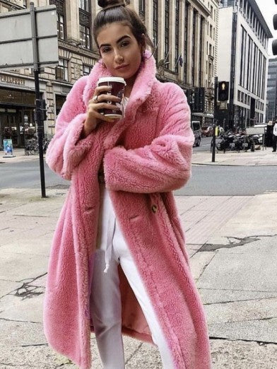 Women's Glamorous Long Winter Outerwear Jacket