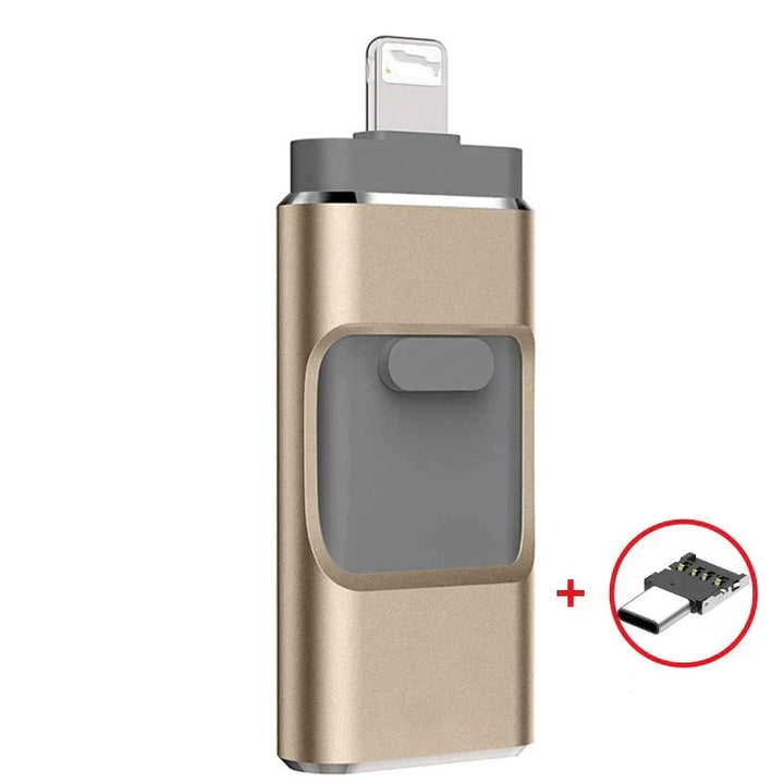 4-in-1 FlashDrive™ - Expand your storage capacity in no time and take your files anywhere