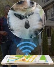 GPS Tracker For Pets Smart Mini Waterproof Bluetooth With CR2032 Battery