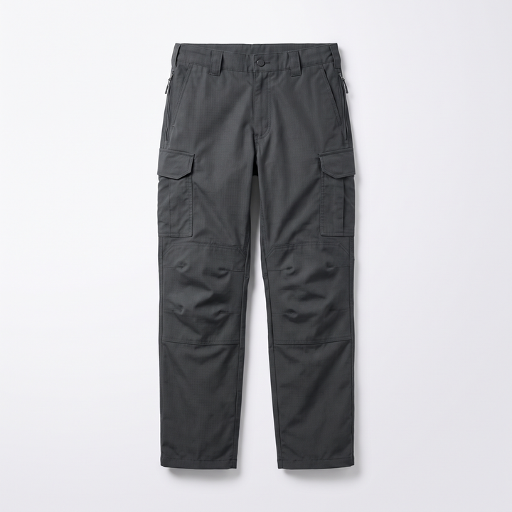 Men's Tactical Pants Waterproof Ripstop Polycotton Black