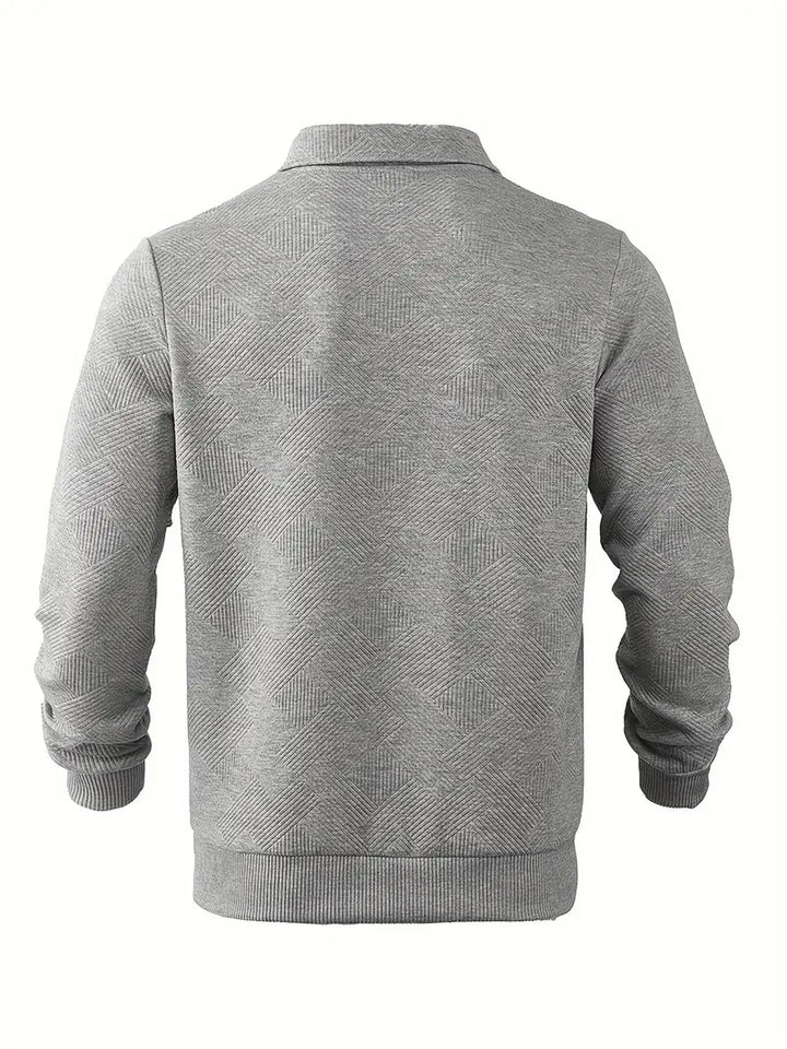 LAURENT MONACO | GEOMETRIC KNIT SWEATER FOR MEN