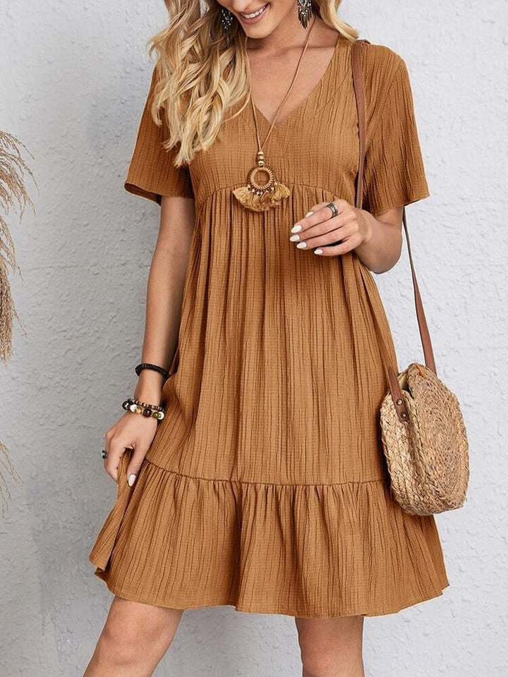 Aisha Elegant Dress to Cover the Abdomen, view 8 - Elena Harper