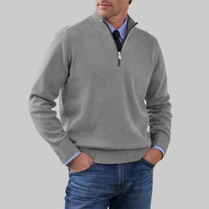 Men’s Half-Zip Sweater – Layered Style with Seasonal Appeal