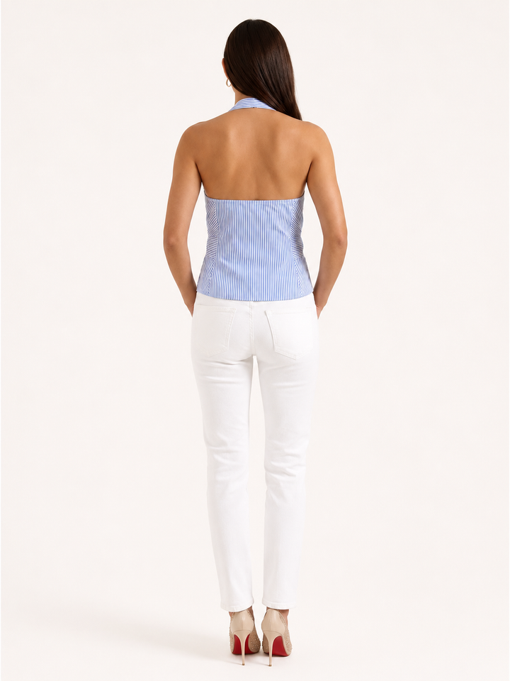 Women's Fitted Top – Suitable for Summer and Casual Use