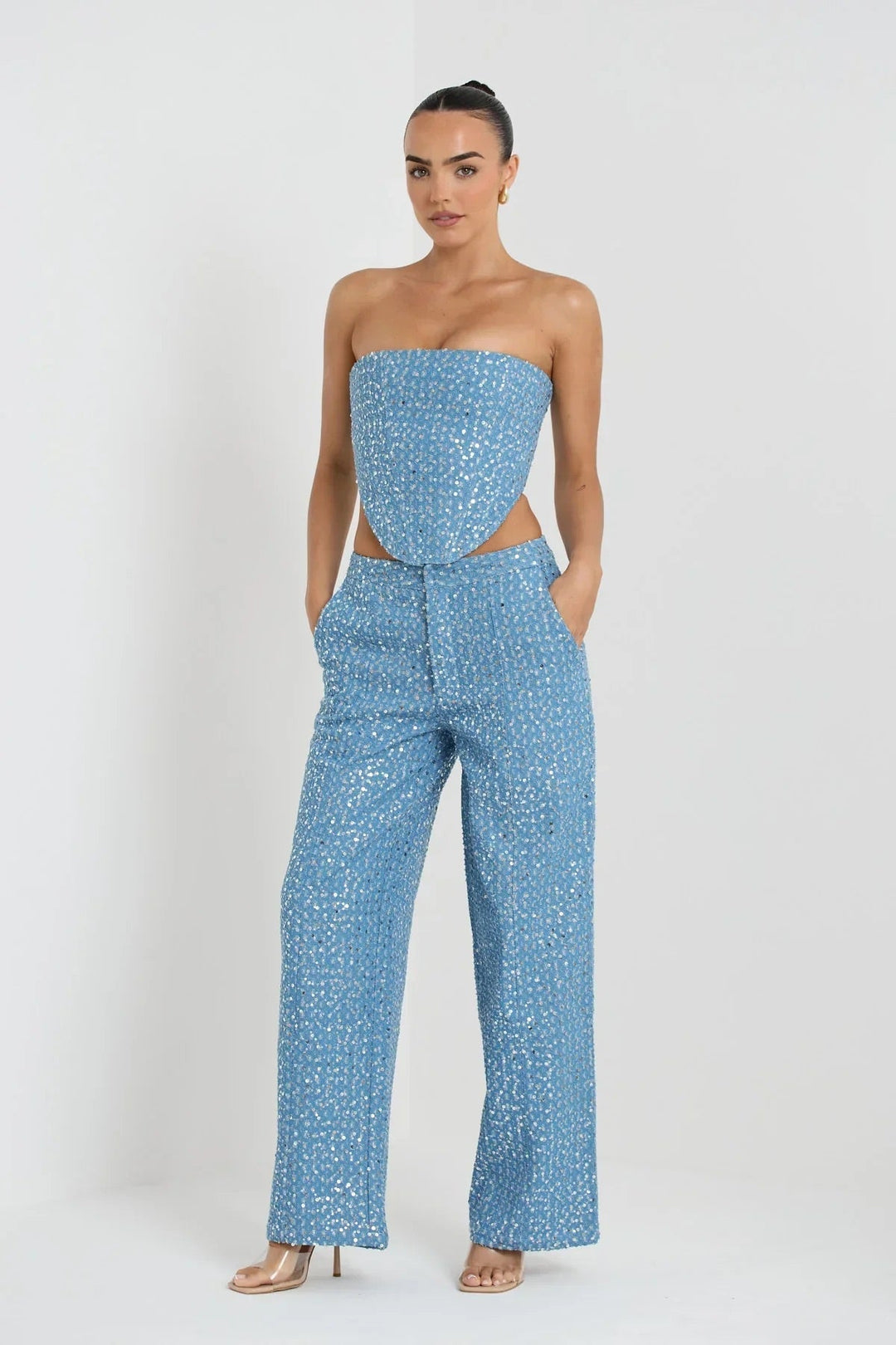 Maya Stylish Spring Set with Pants, view 5 - Elena Harper