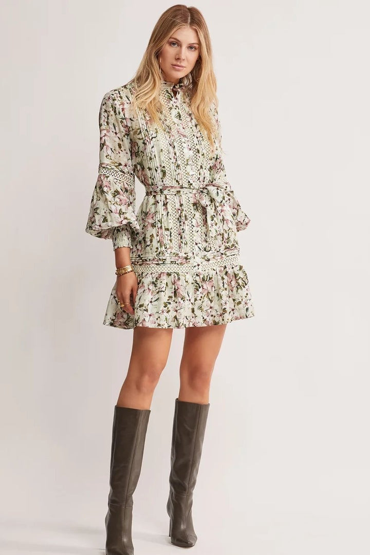 Alany - Mini dress with belt