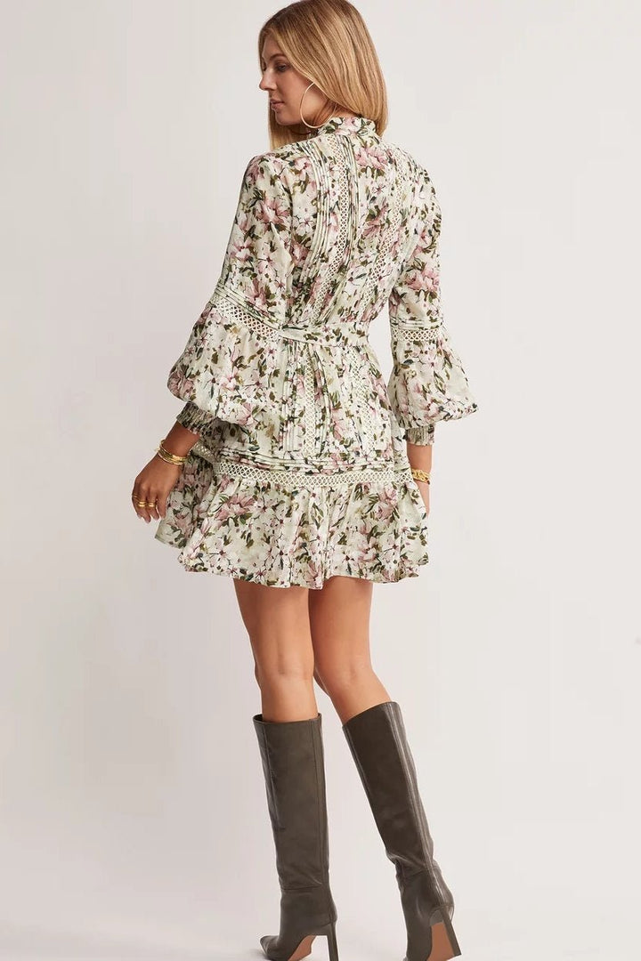 Alany - Mini dress with belt