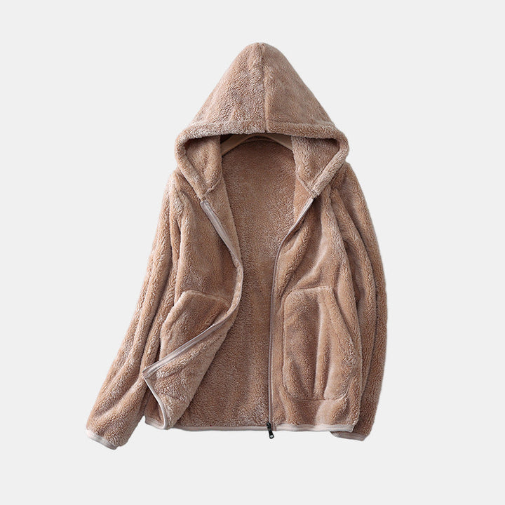 Casual Women's Jacket with Pockets - Comfortable and Versatile