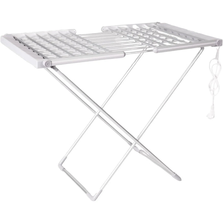 Portable Electric Heated Clothes Drying Rack Foldable Airer For Fast Efficient Laundry