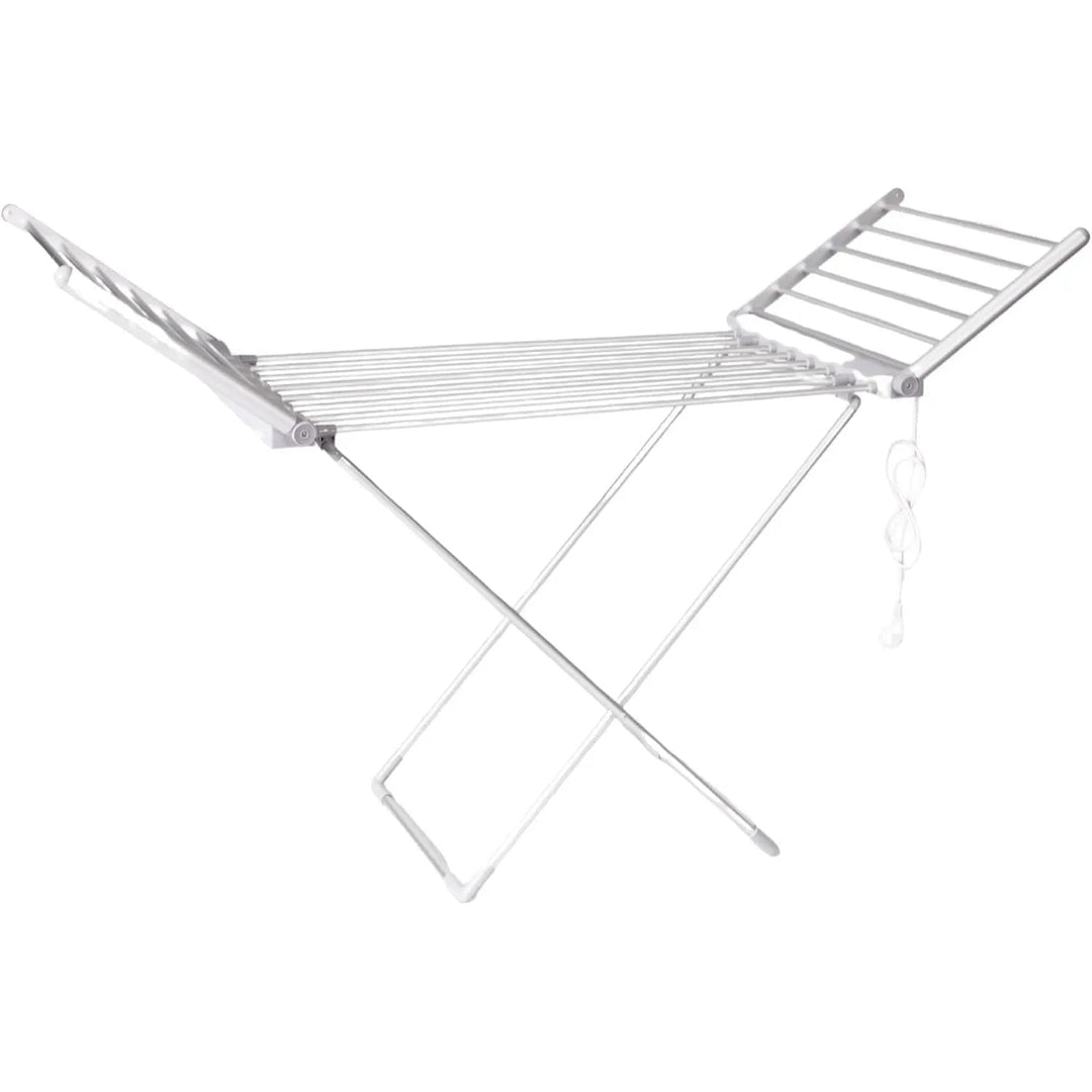 Portable Electric Heated Clothes Drying Rack Foldable Airer For Fast Efficient Laundry