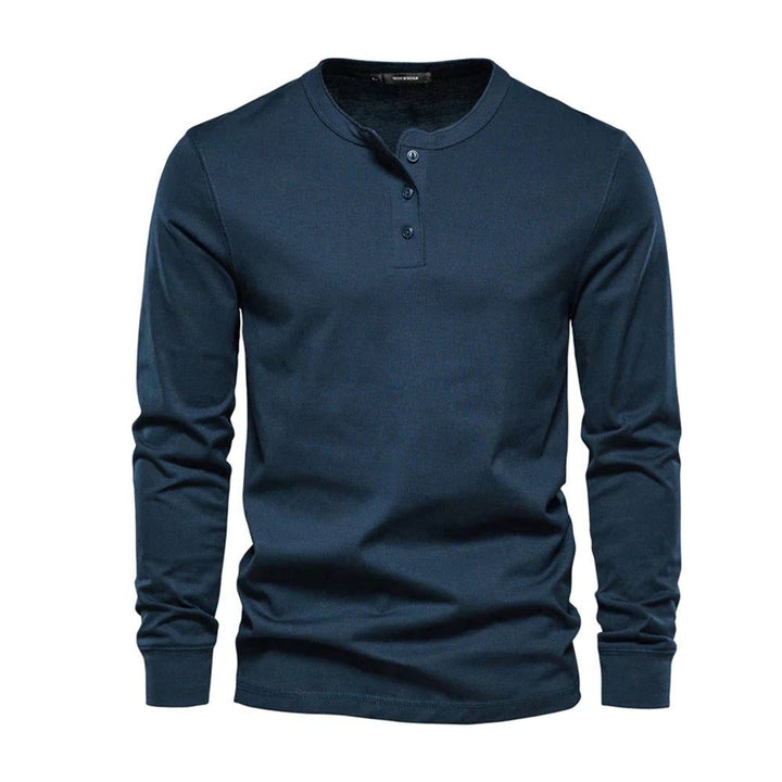 Henley Long Sleeve Shirt for Men