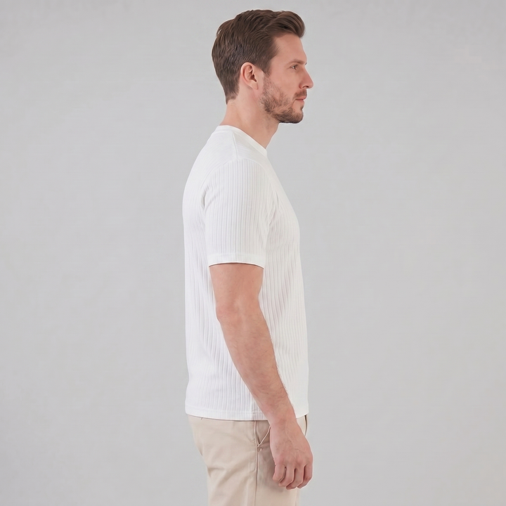 Henley Shirt Men's Slim Fit Long Sleeves Casual