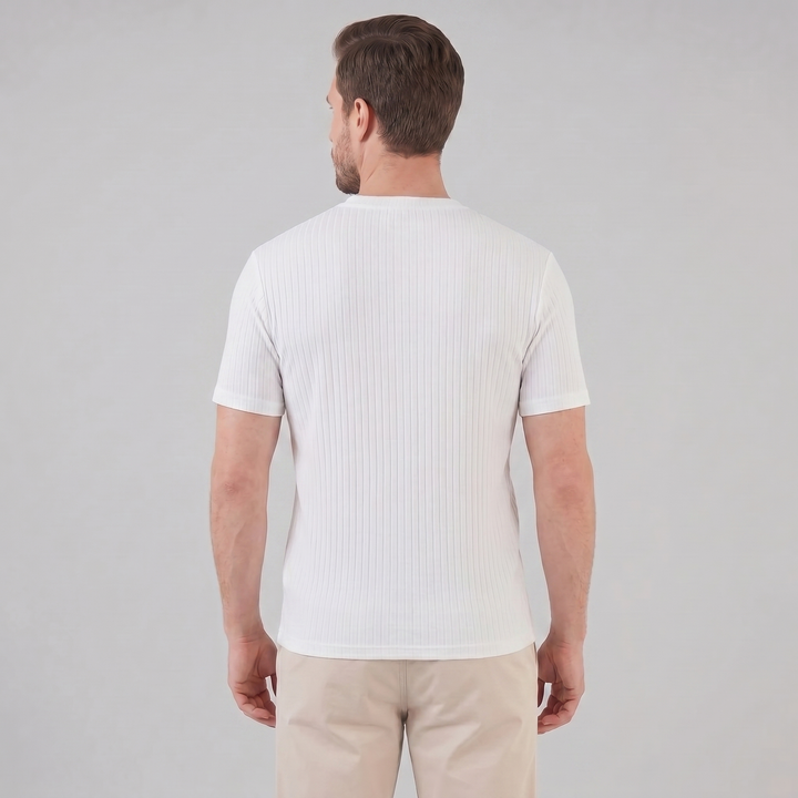 Henley Shirt Men's Slim Fit Long Sleeves Casual
