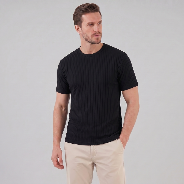 Henley Shirt Men's Slim Fit Long Sleeves Casual