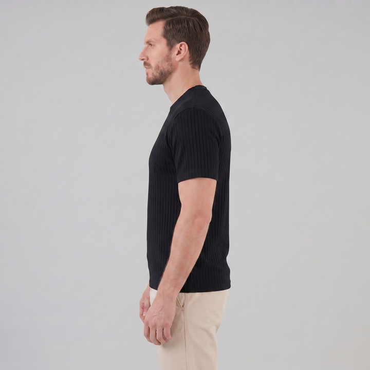 Henley Shirt Men's Slim Fit Long Sleeves Casual