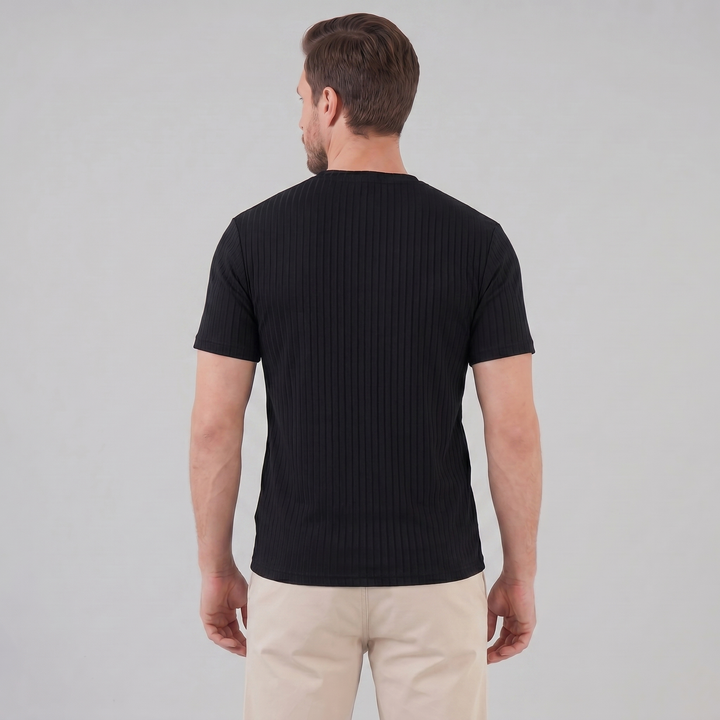 Henley Shirt Men's Slim Fit Long Sleeves Casual